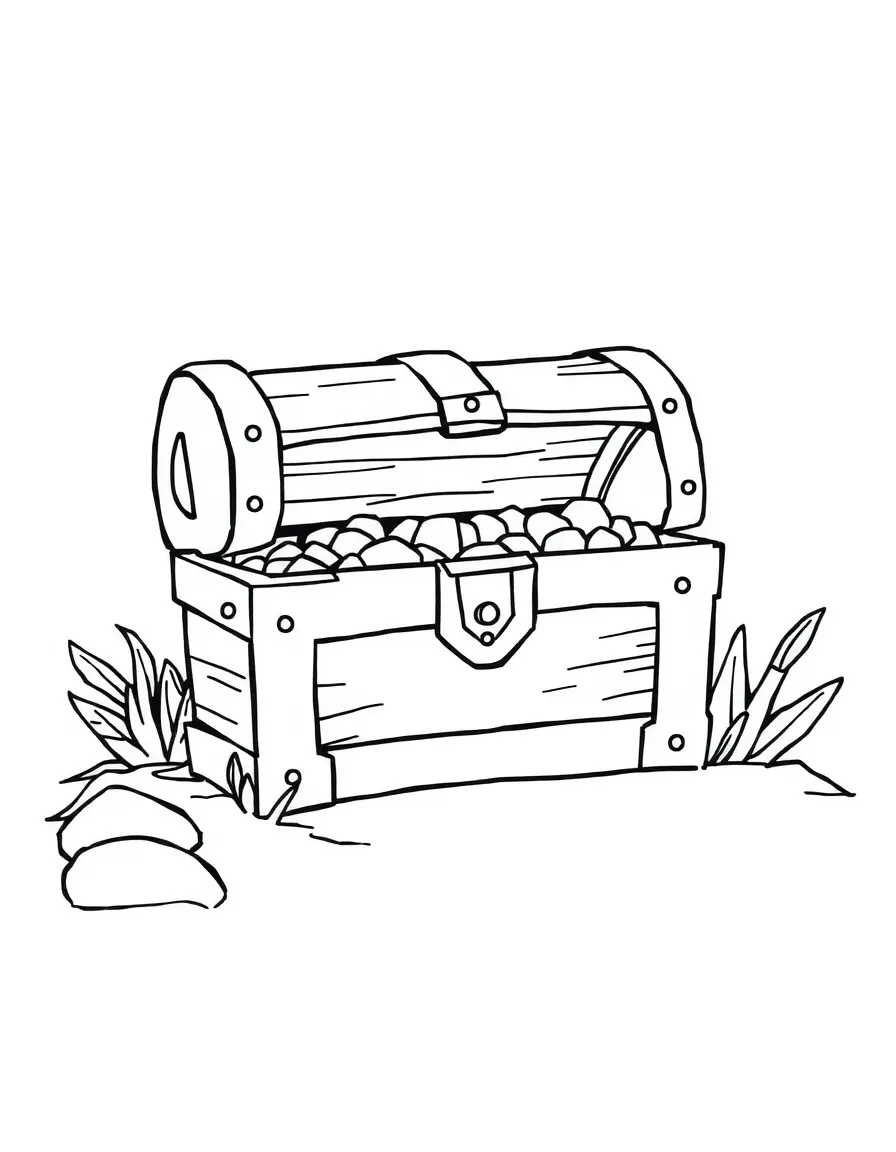 A hidden treasure chest.
