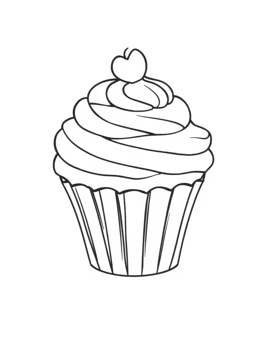 A sweet cupcake.