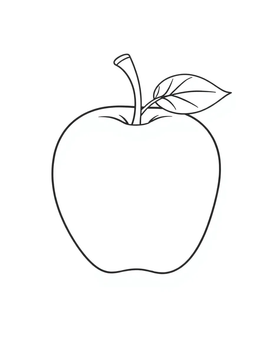 A juicy apple.