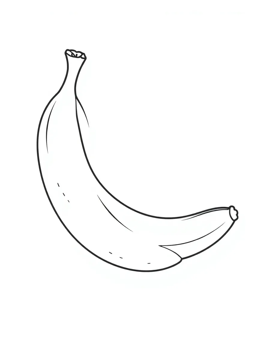 A ripe banana.