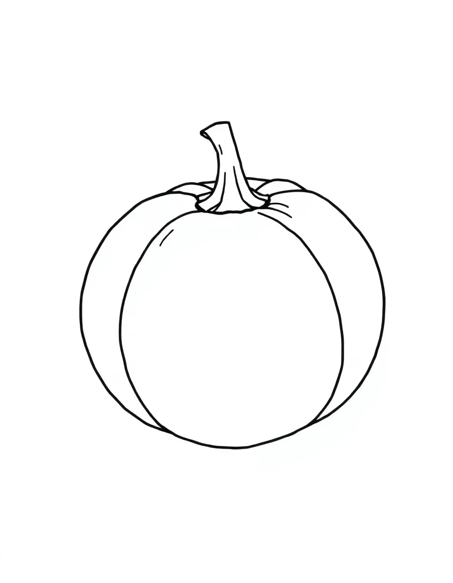 A round orange.