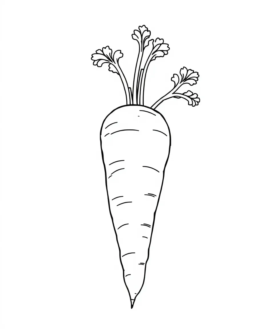 A crisp carrot.