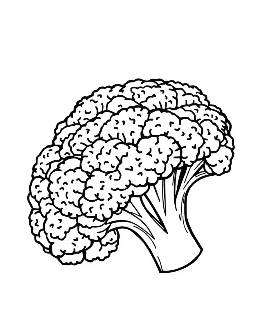A green broccoli.