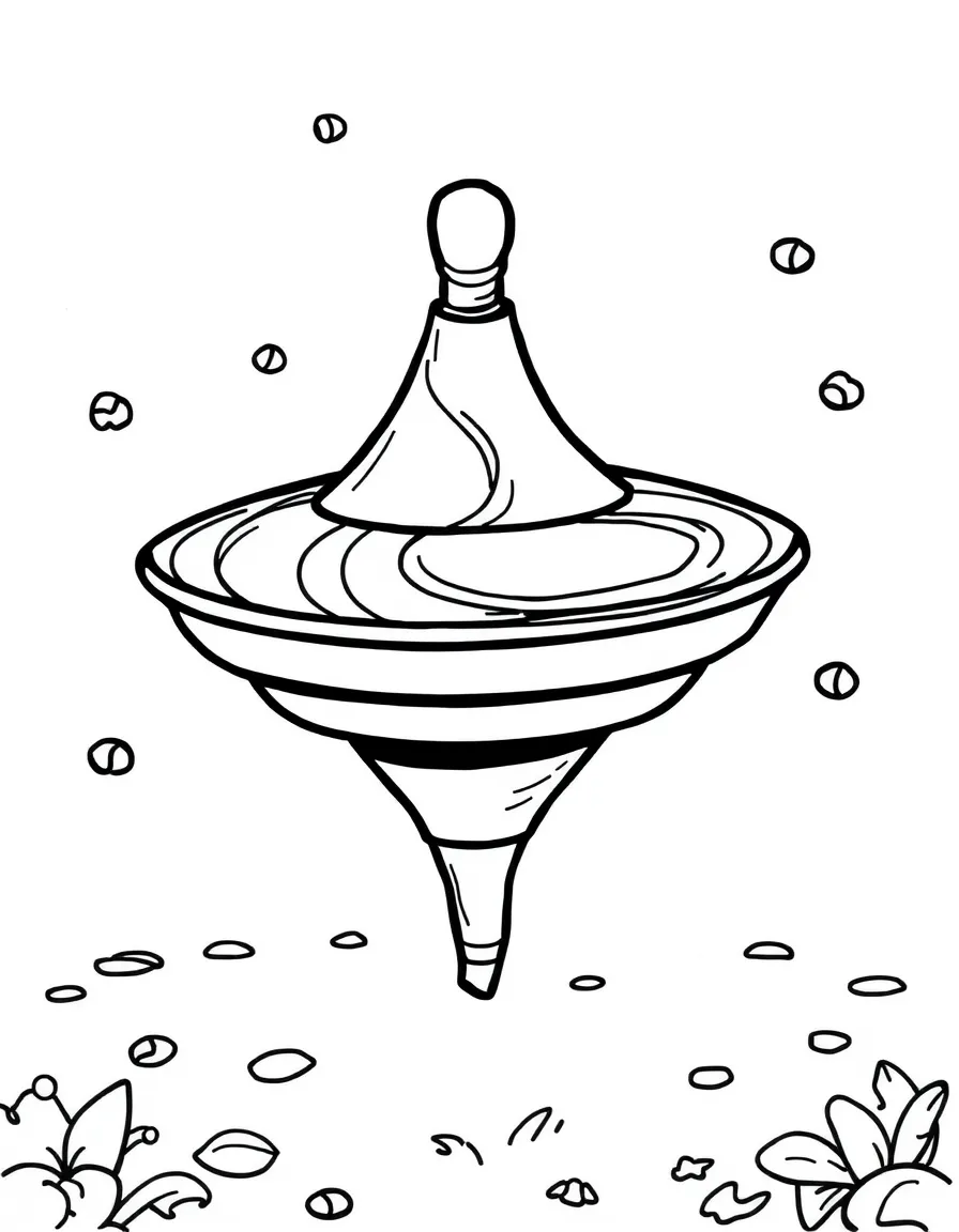 A spinning top.