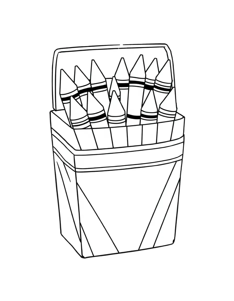 A crayon box.