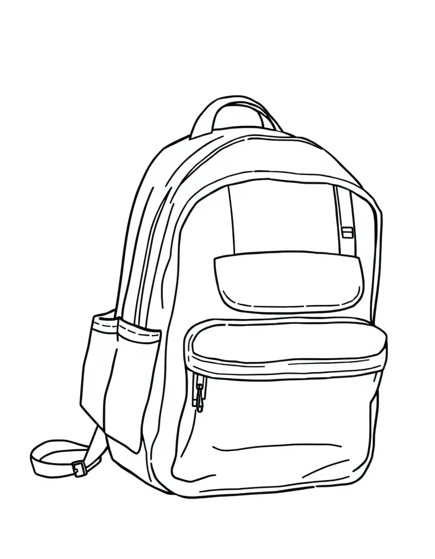 A backpack ready for school.