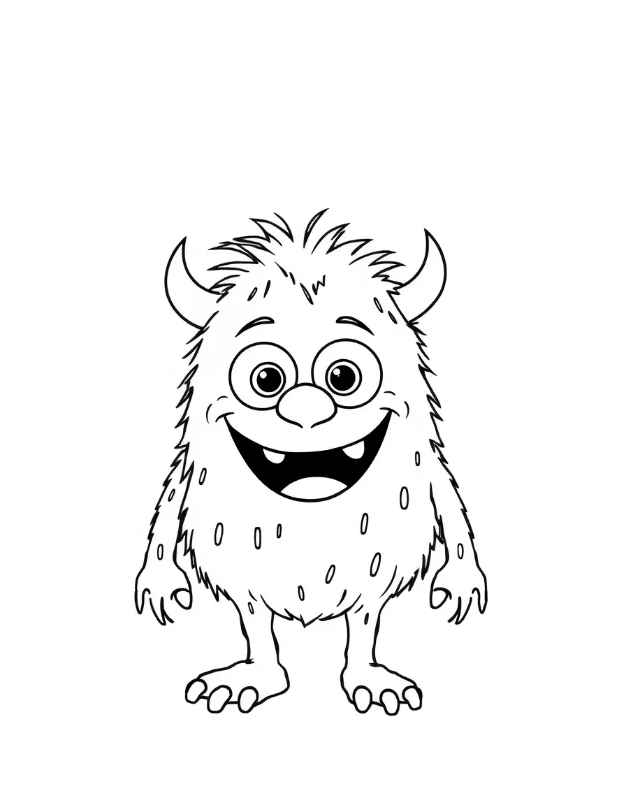 A happy monster.