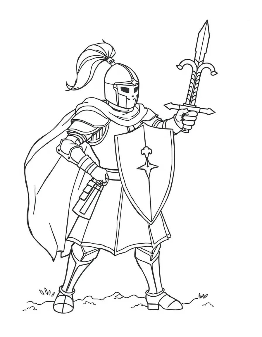 A brave knight.