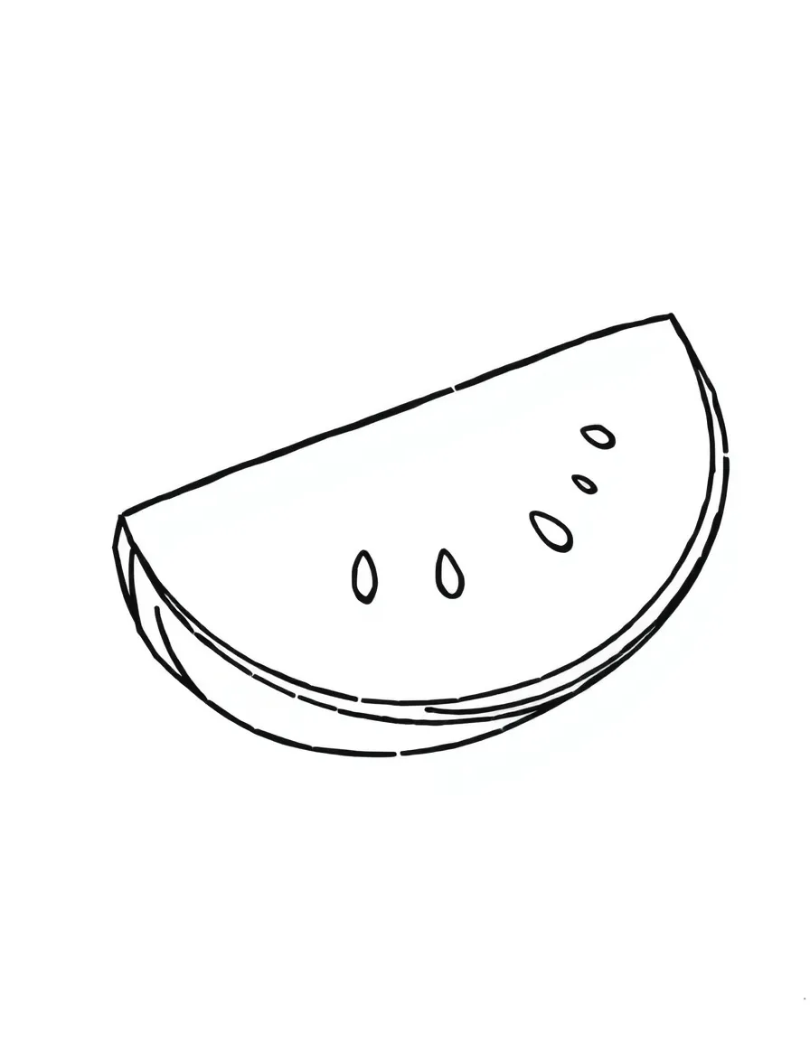 A juicy watermelon.