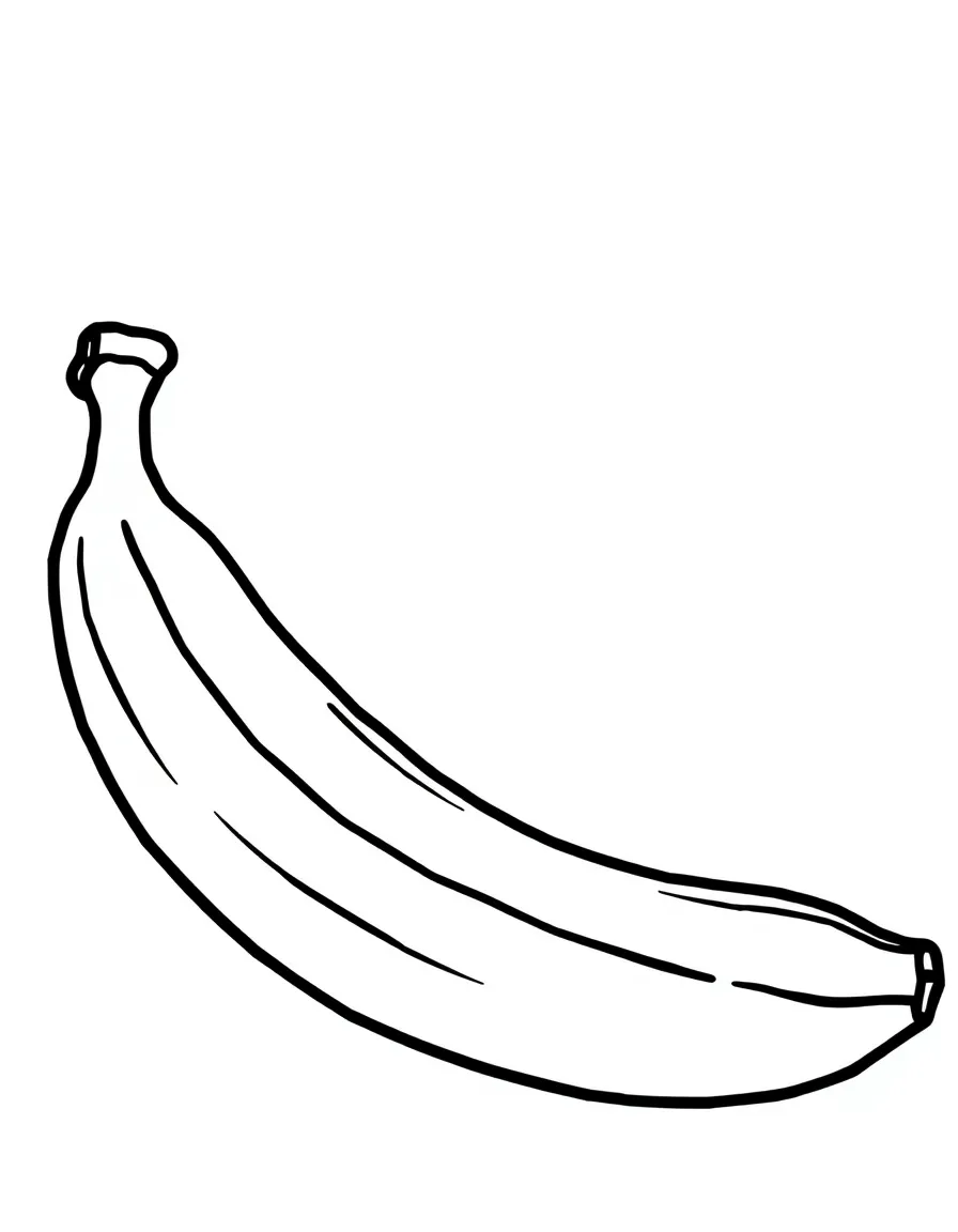 A yellow banana.