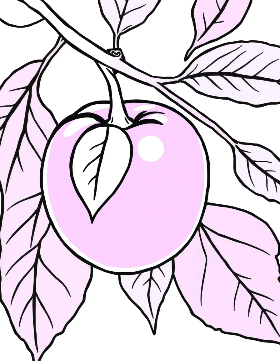 A purple plum.