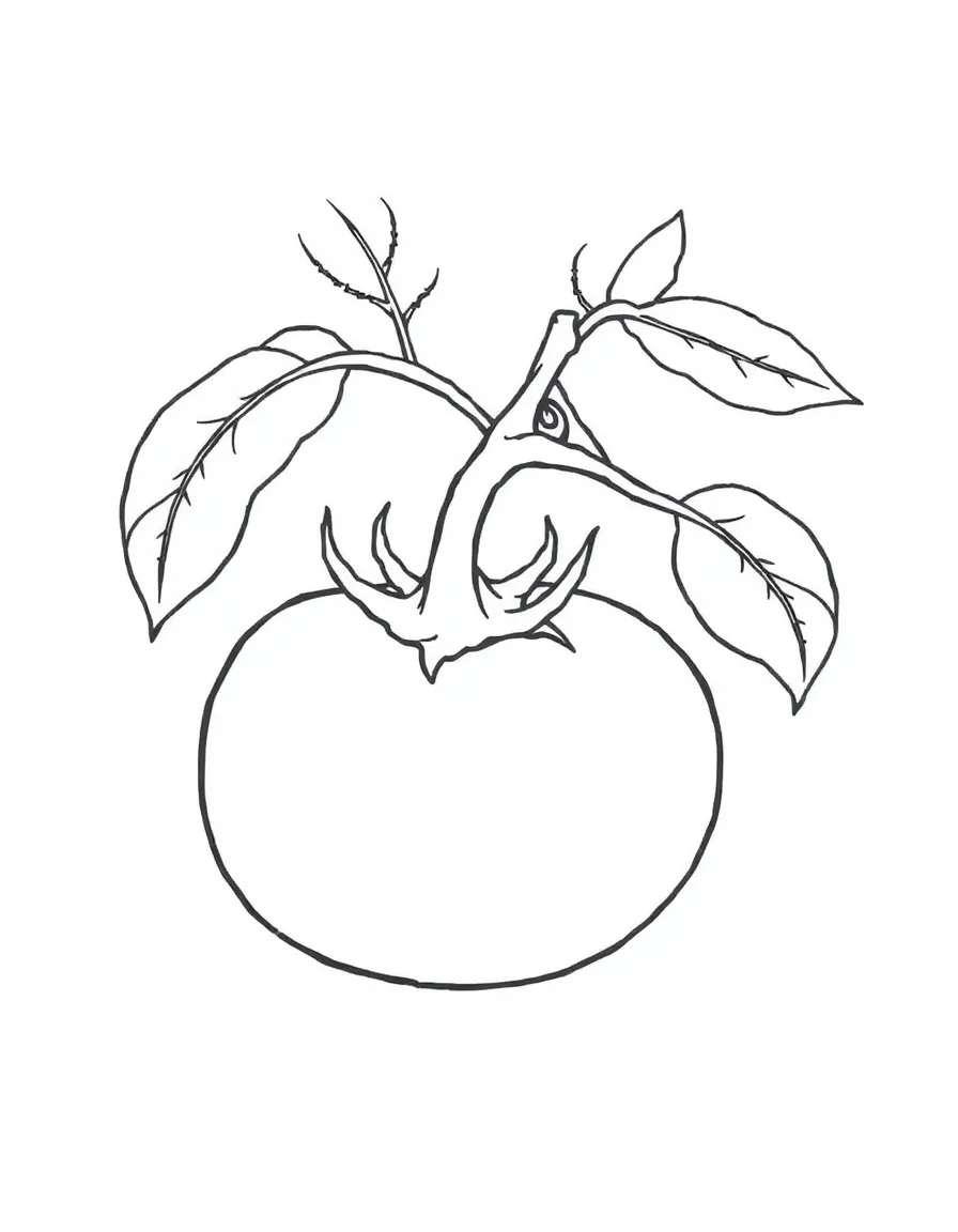 A red tomato.
