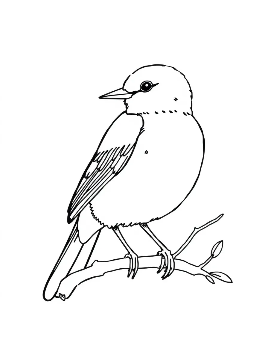 A blue bird.