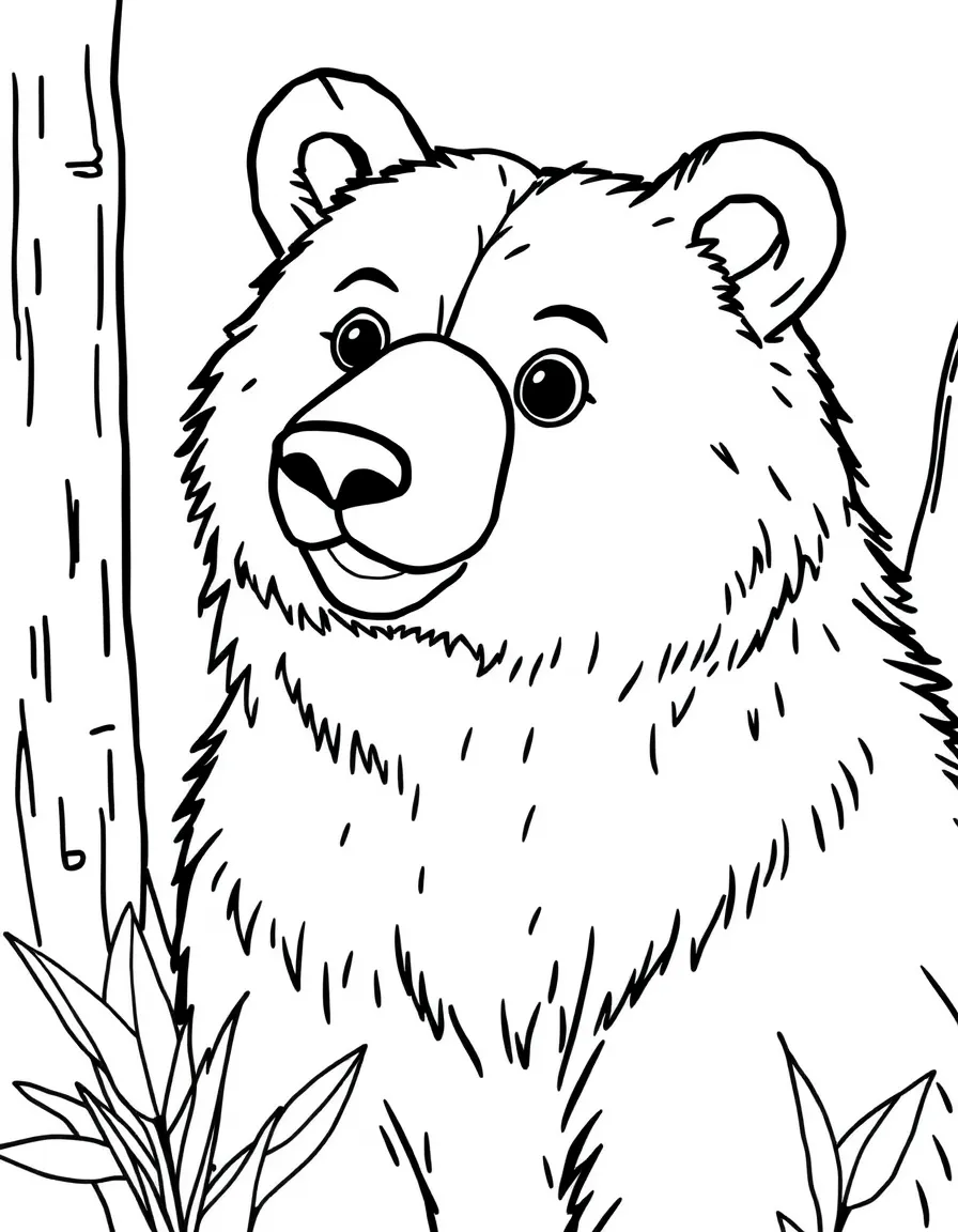 A brown bear.