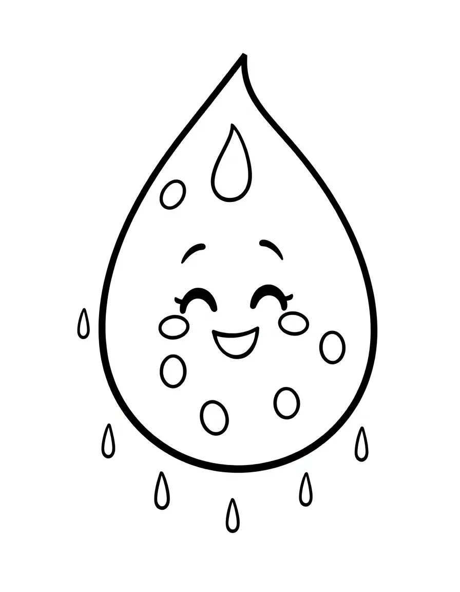 A happy raindrop.