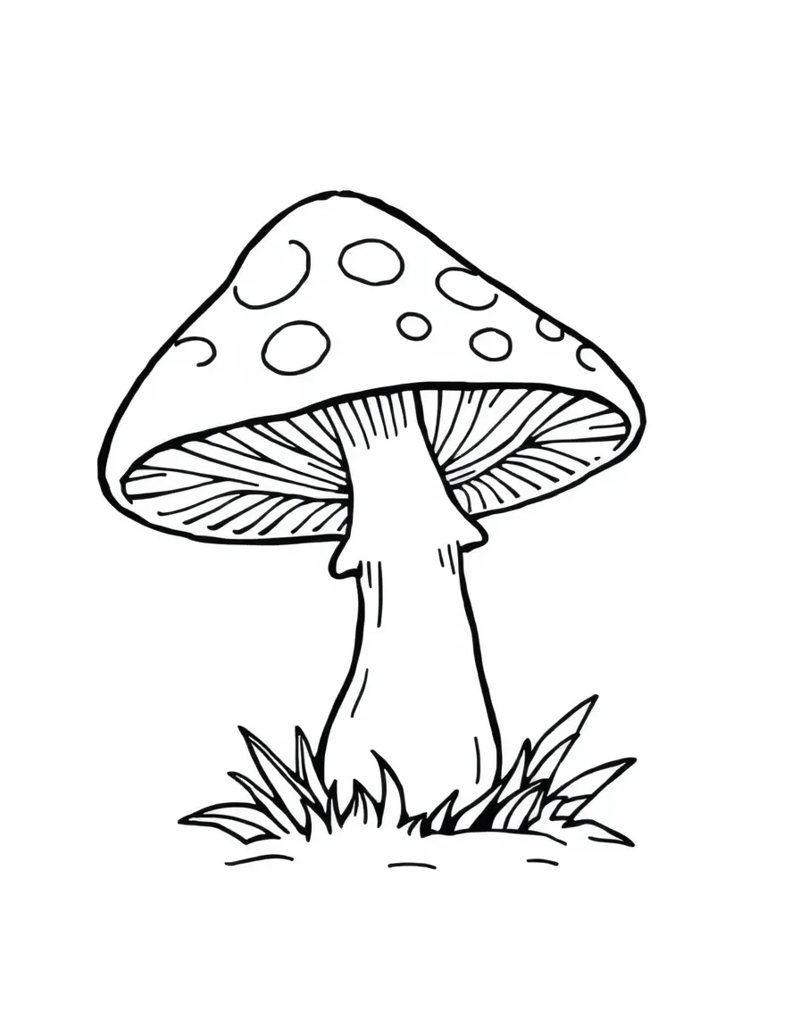 A tiny mushroom.
