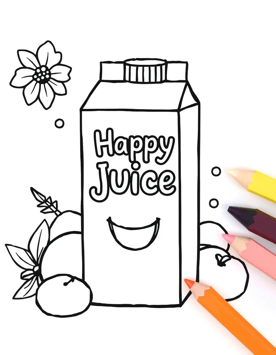 A happy juice box.