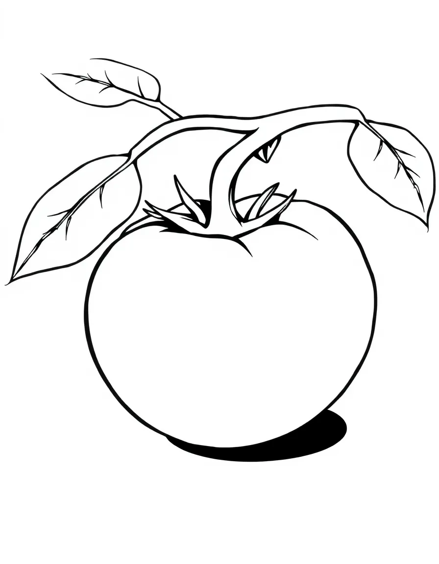 A red tomato.