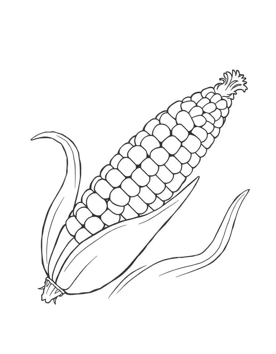 A yellow corn.