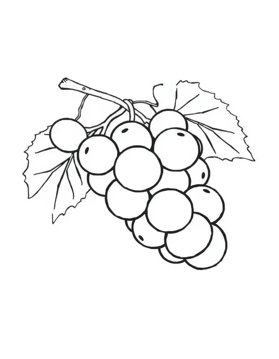 A purple grape.