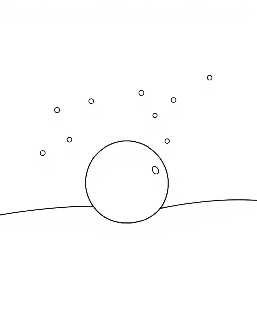 A white snow.