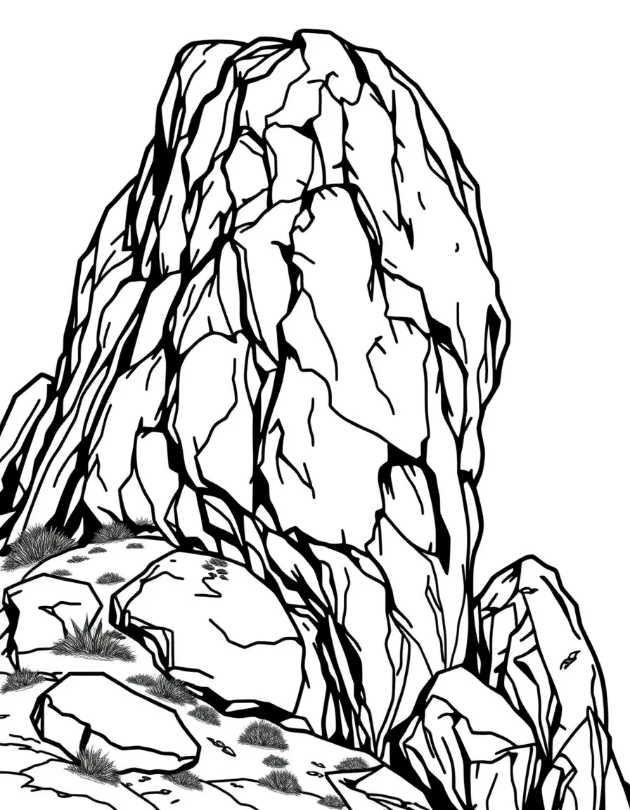 A grey rock.