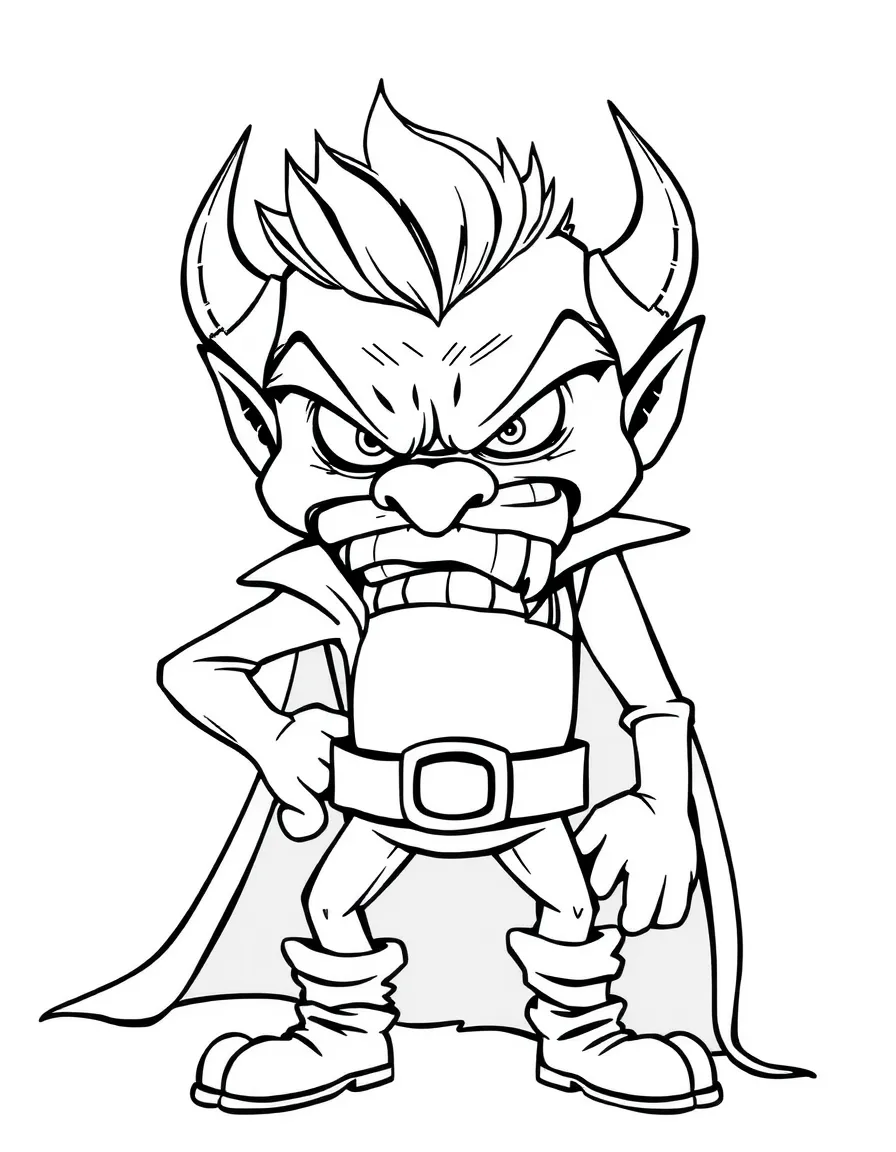 A grumpy villain.