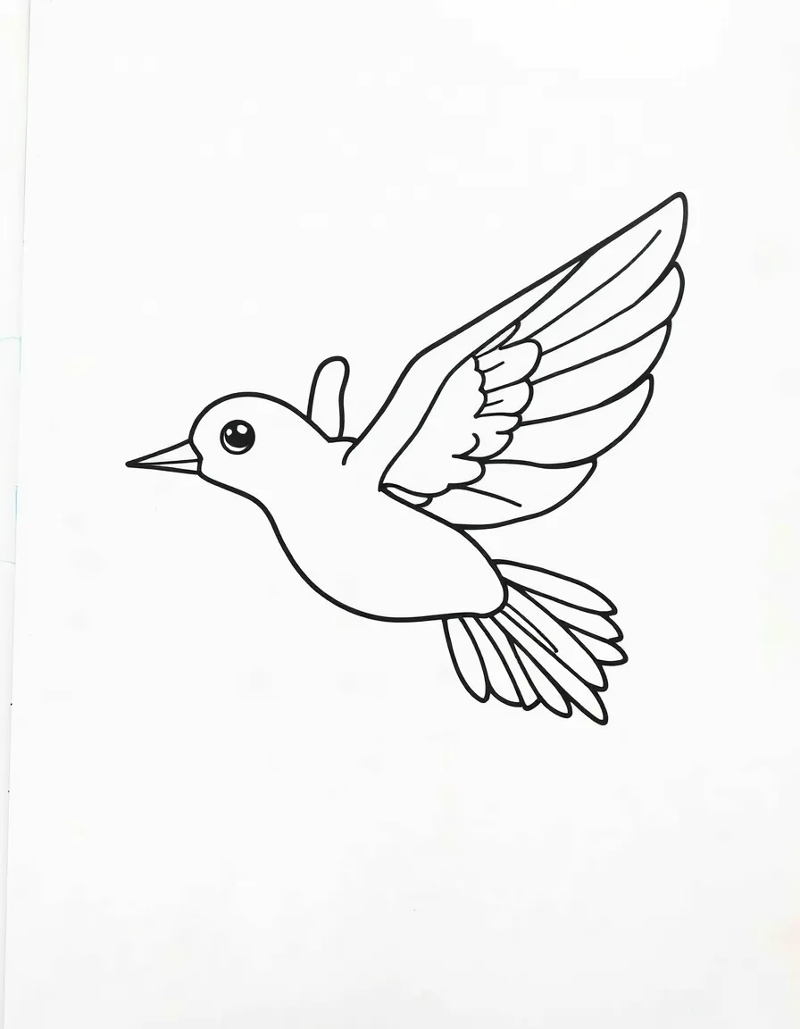 A flying object.