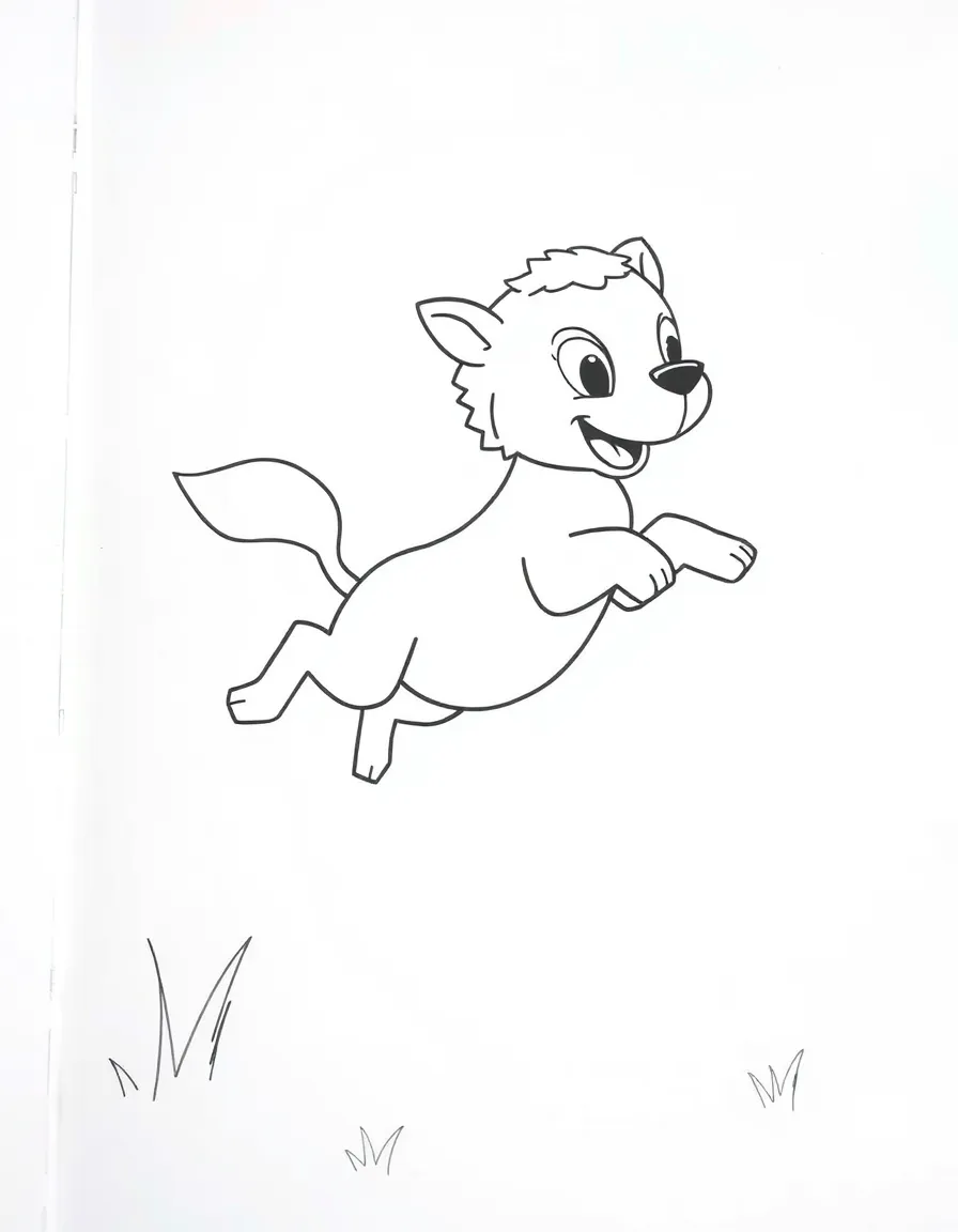 A jumping animal.