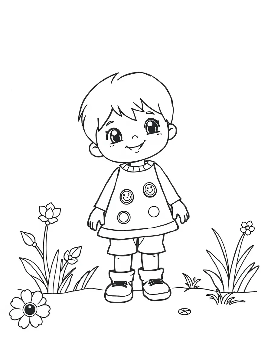 A learning child.