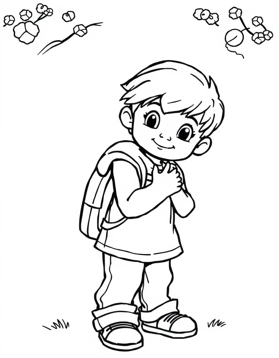 A helping child.