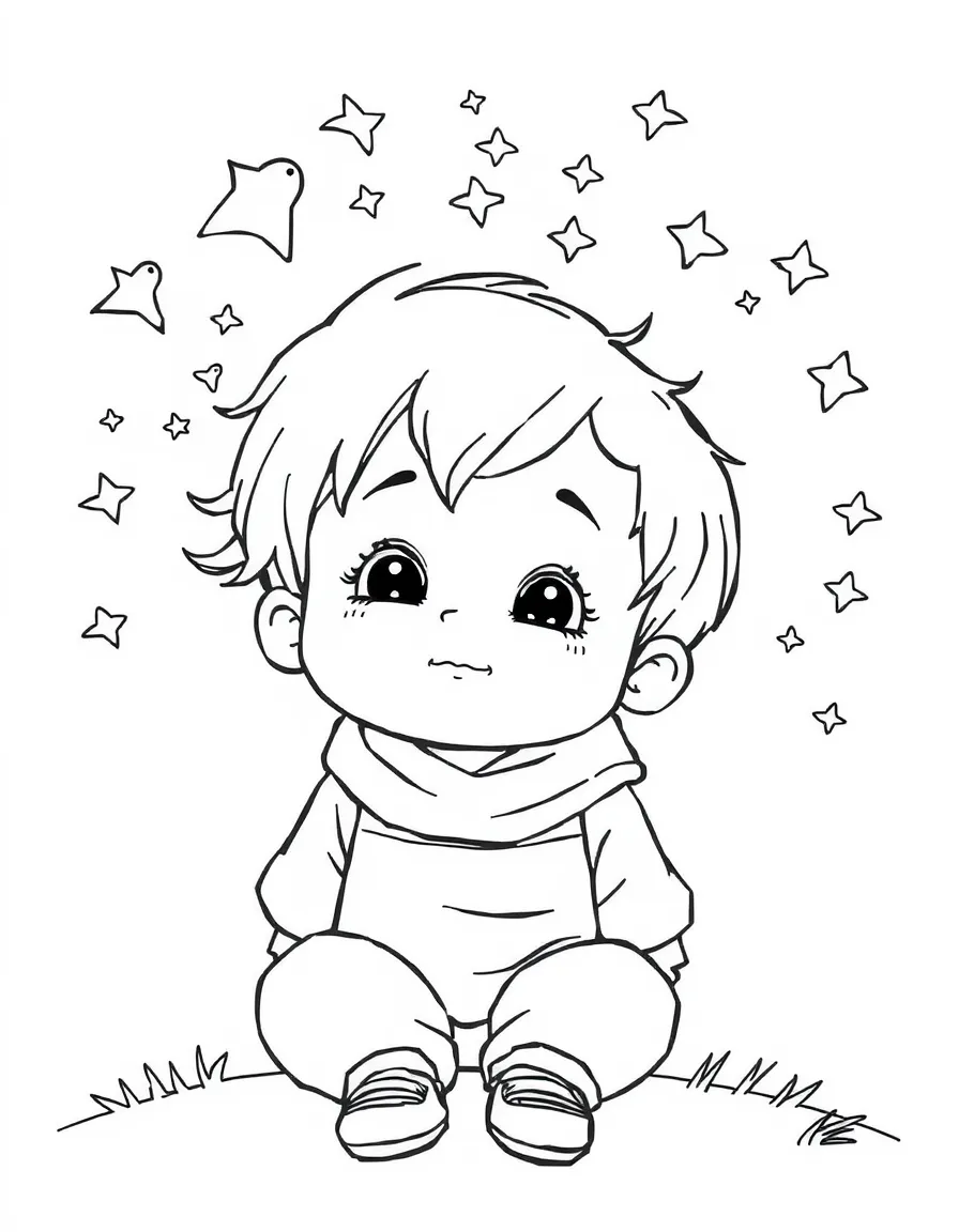 A dreaming child.