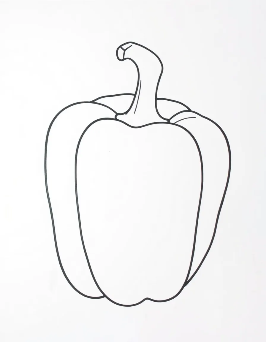 An orange bell pepper.
