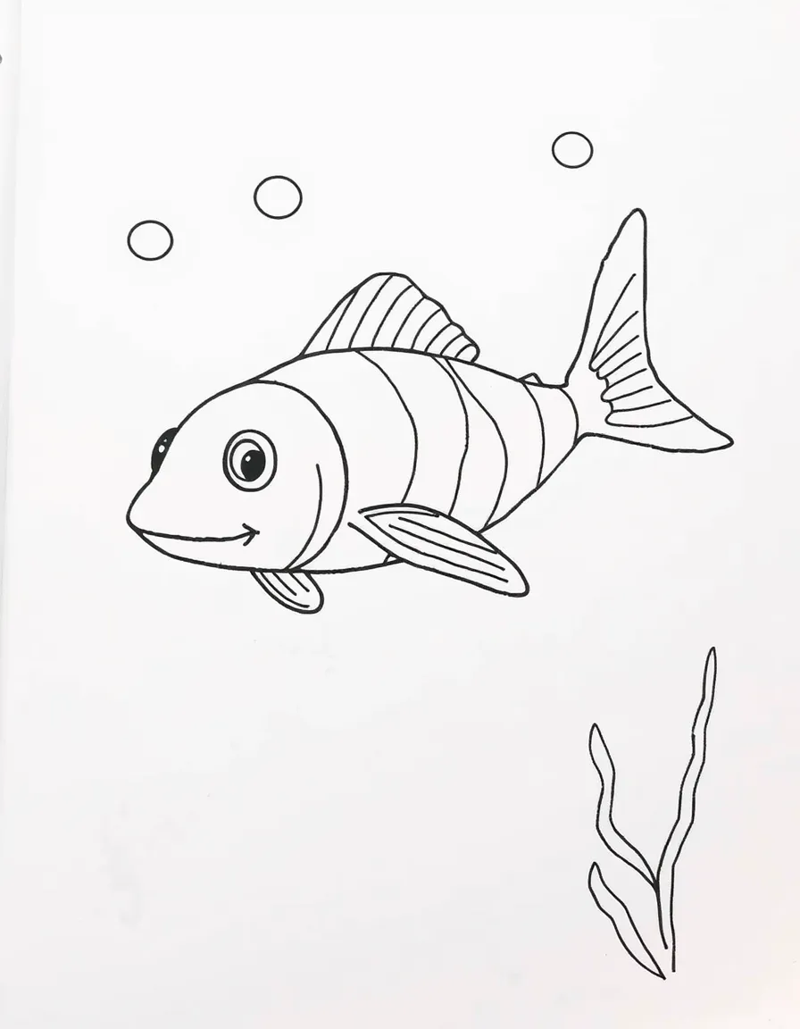 A swimming creature diving deep.