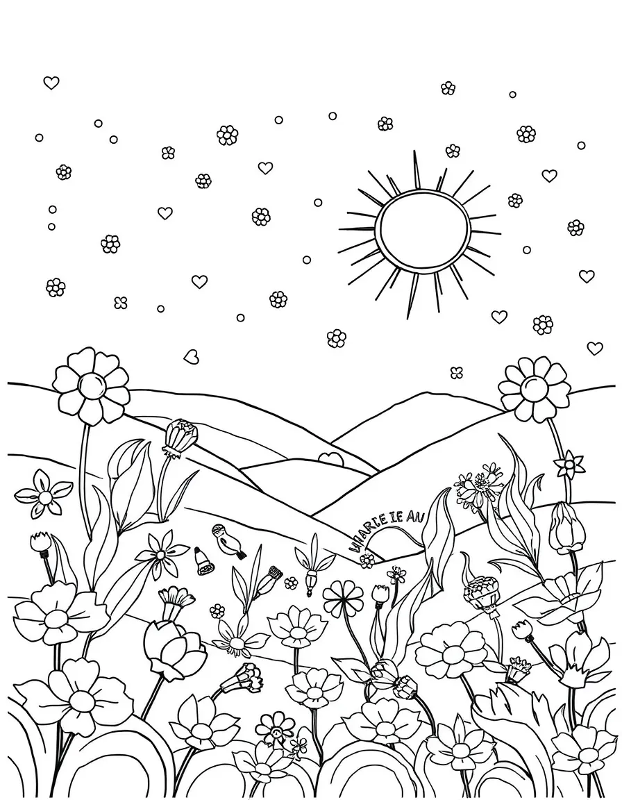 A peaceful world filled with joy.