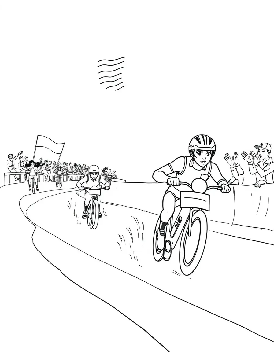 A race where someone tries to take a shortcut but gets caught