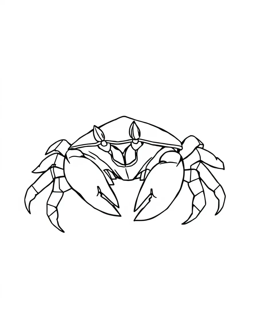 A crawling hermit crab changing shells