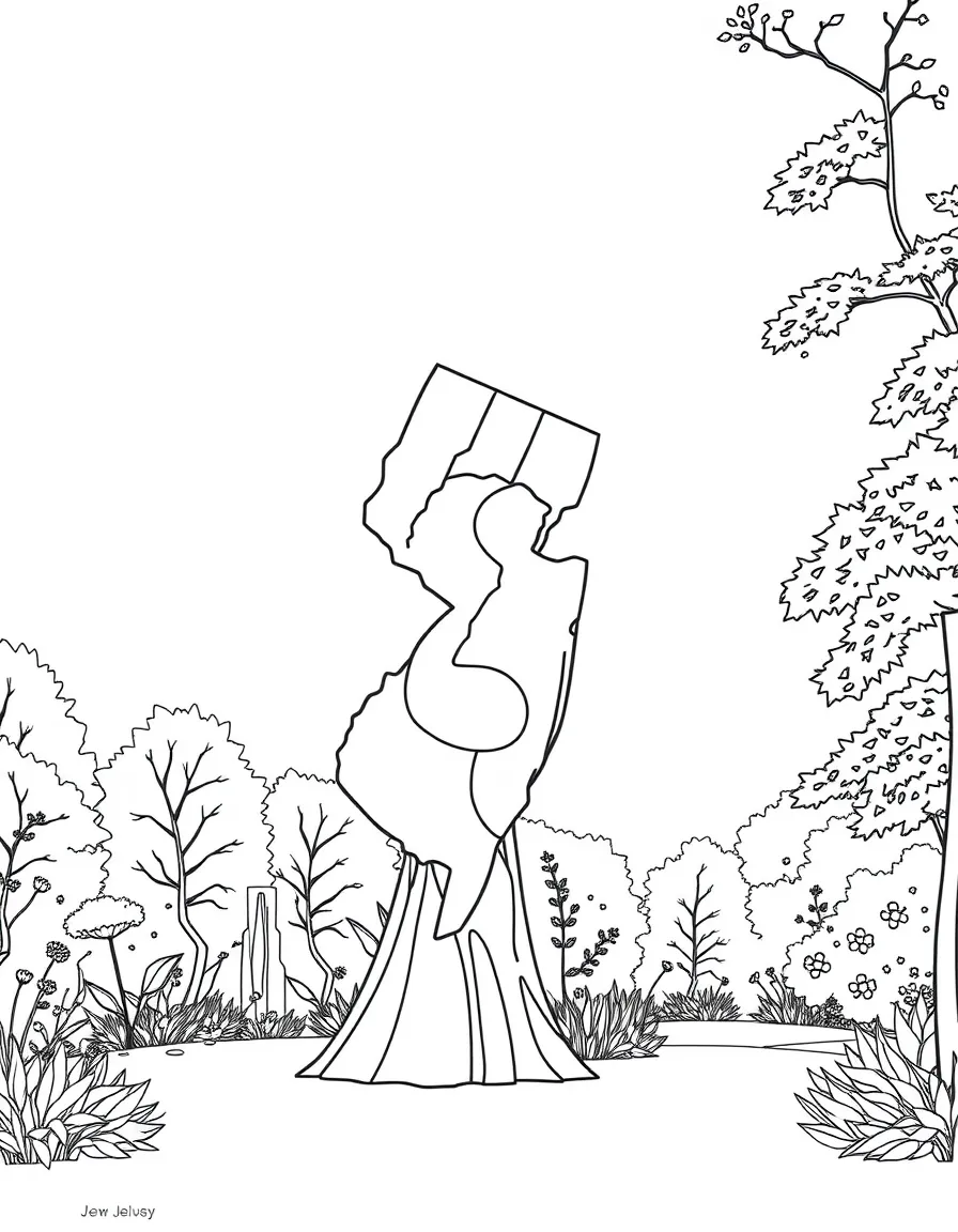 (New Jersey) The Grounds For Sculpture park with art installations