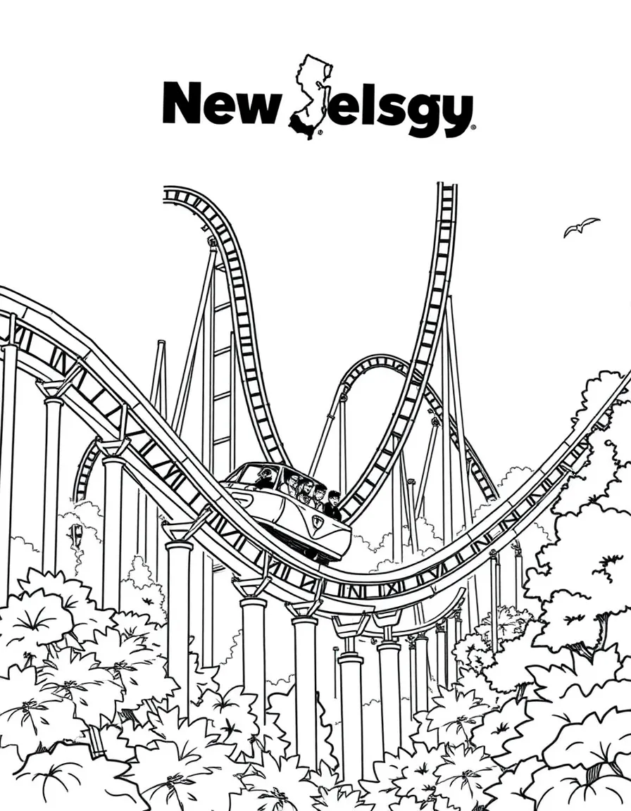 (New Jersey) The Six Flags Great Adventure roller coaster