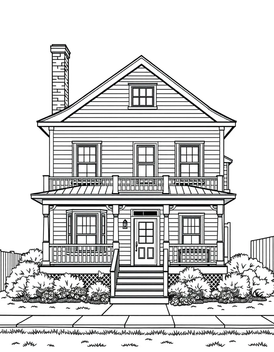 (New Jersey) A classic shore house with wraparound porch