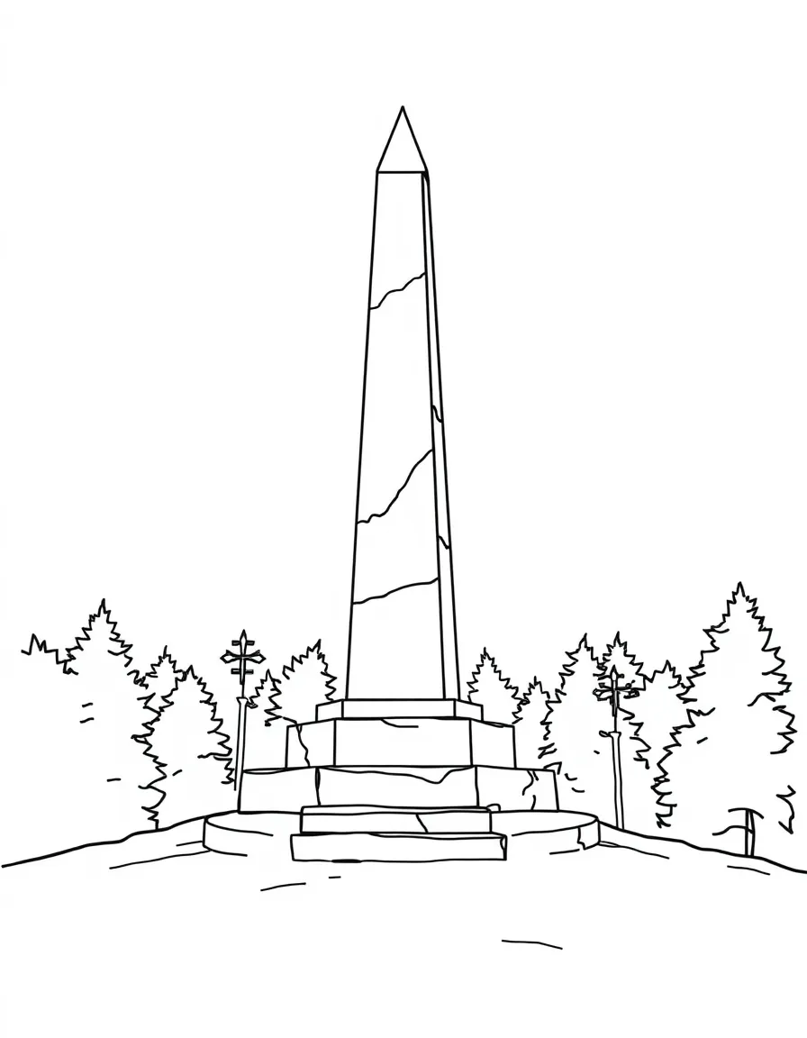 (New Jersey) The High Point State Park obelisk monument