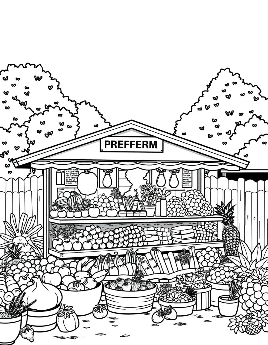 (New Jersey) A Jersey farm stand with fresh produce