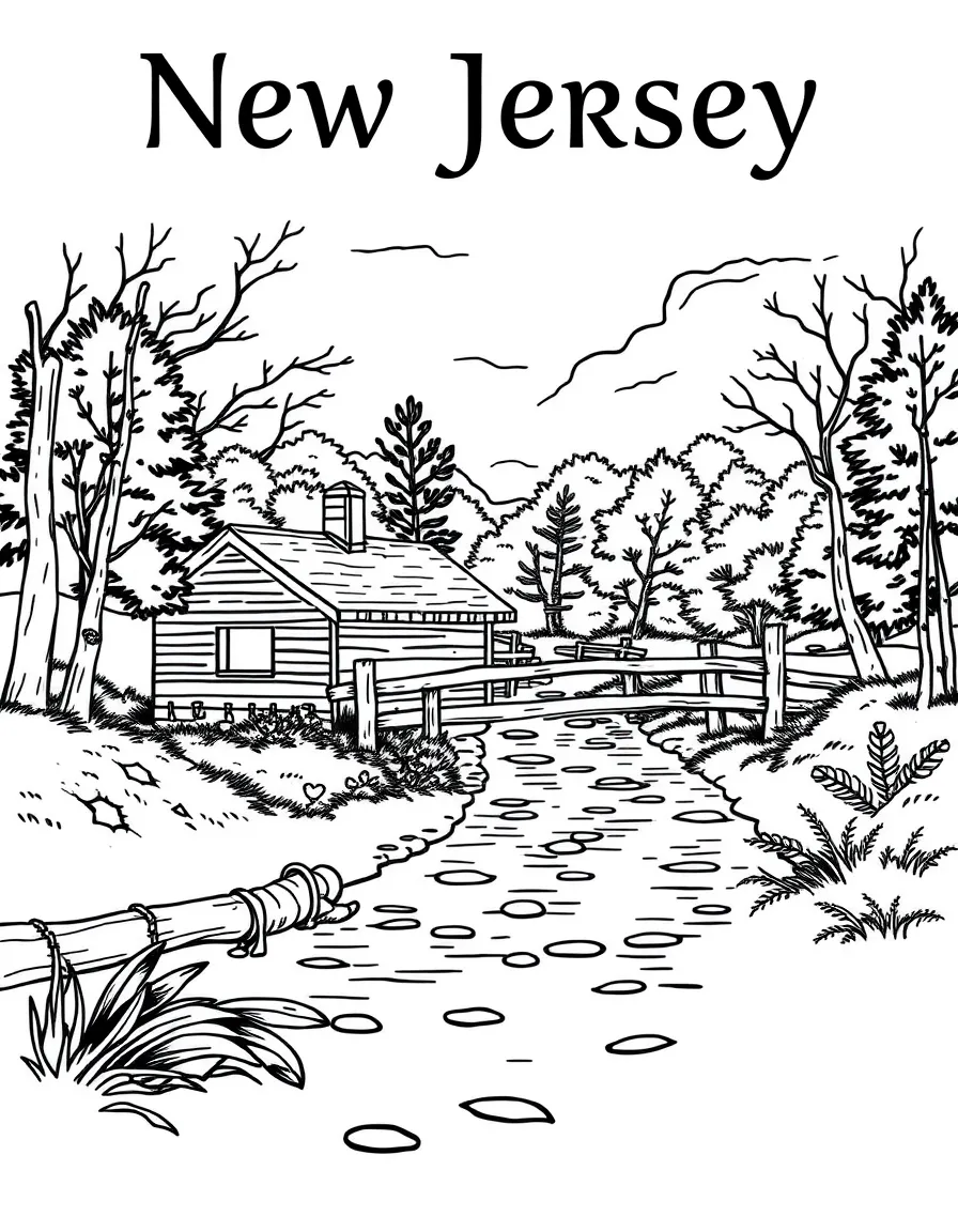 (New Jersey) The Washington Crossing State Park historic site