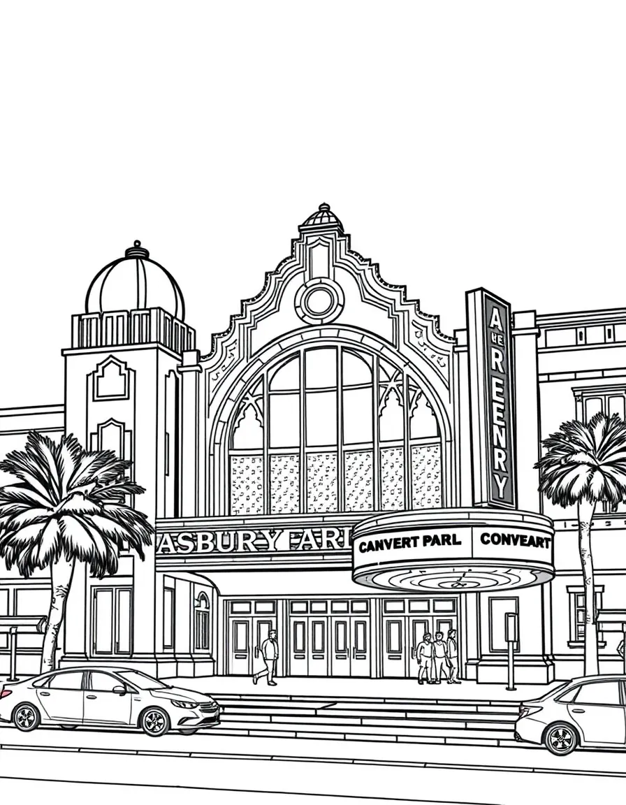 (New Jersey) The Asbury Park Convention Hall and Paramount Theatre