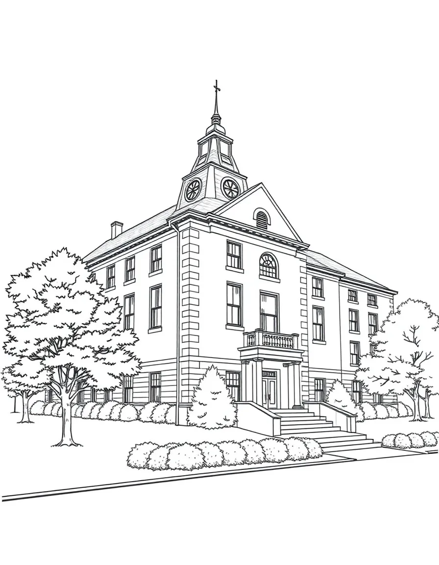 (New Jersey) The Rutgers University Old Queens building