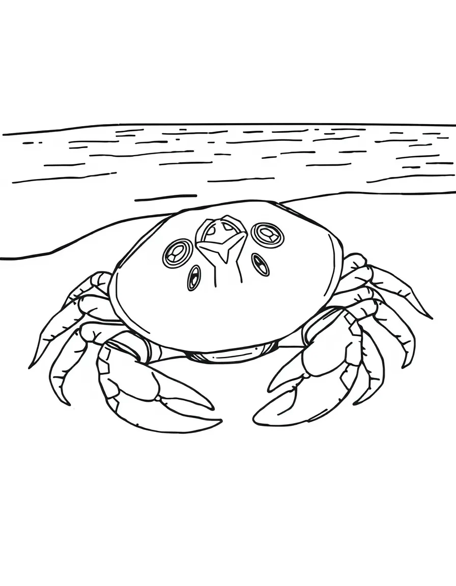 (Delaware) A horseshoe crab on a Delaware beach
