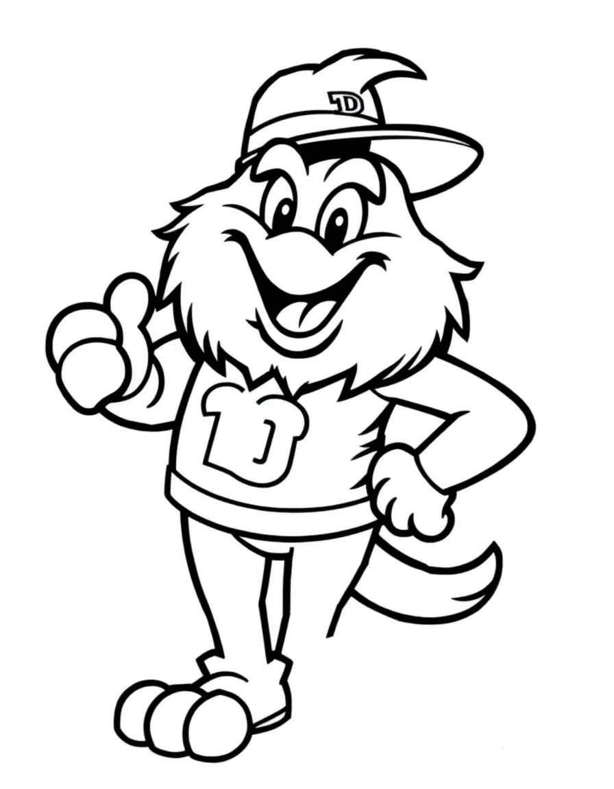 (Delaware) The University of Delaware mascot – YoUDee