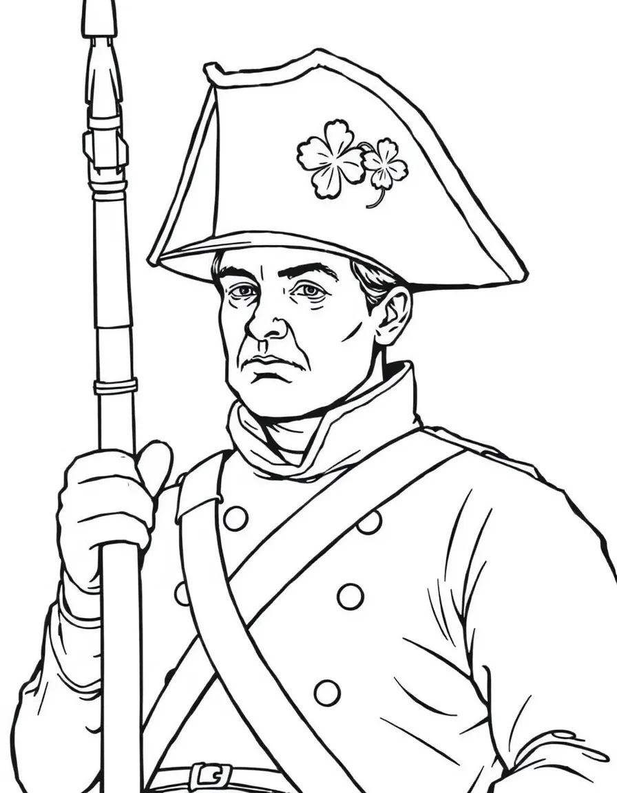(Delaware) Delaware colonial soldier reenactor