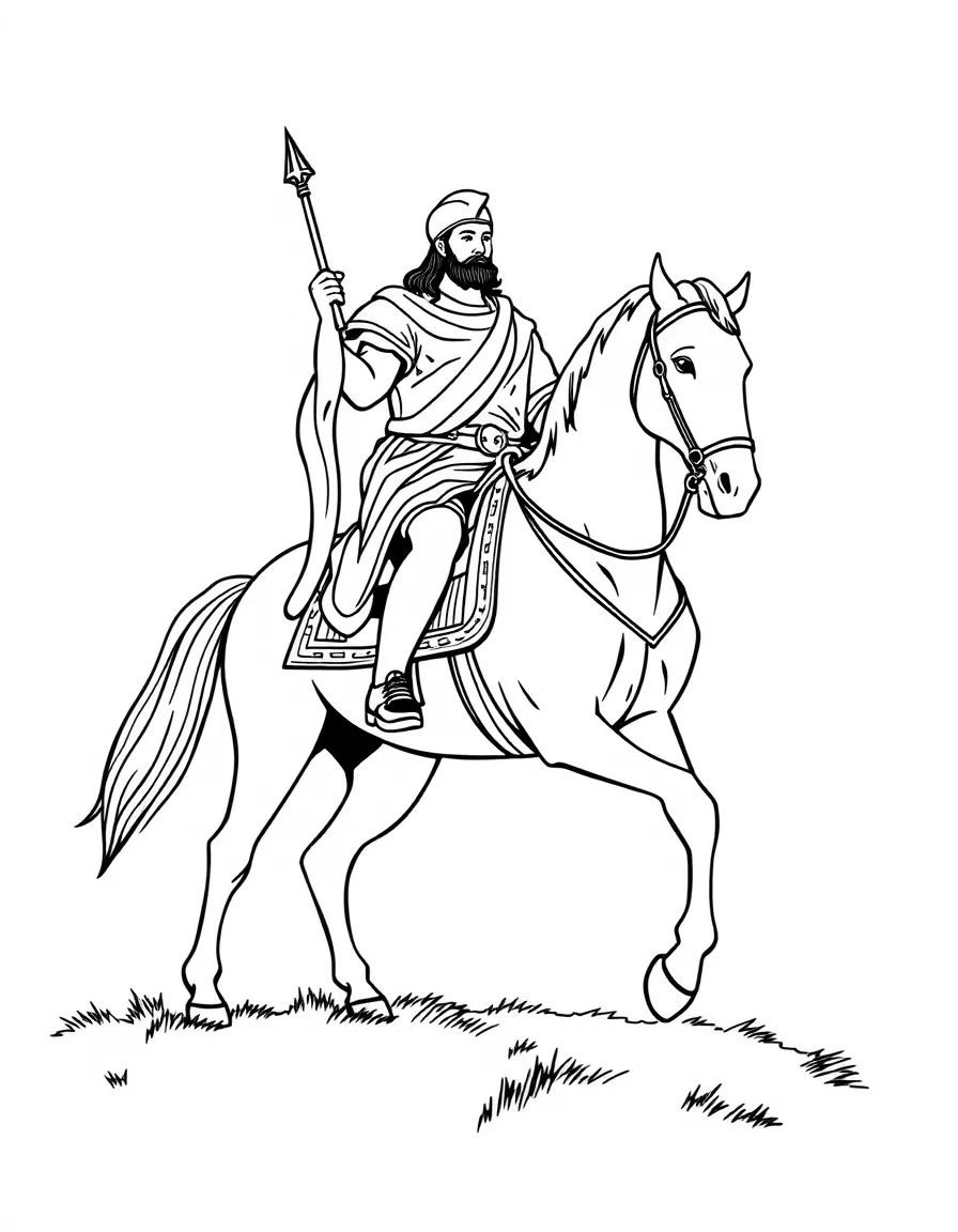 (Delaware) The Constitution signer from Delaware – Caesar Rodney on horseback