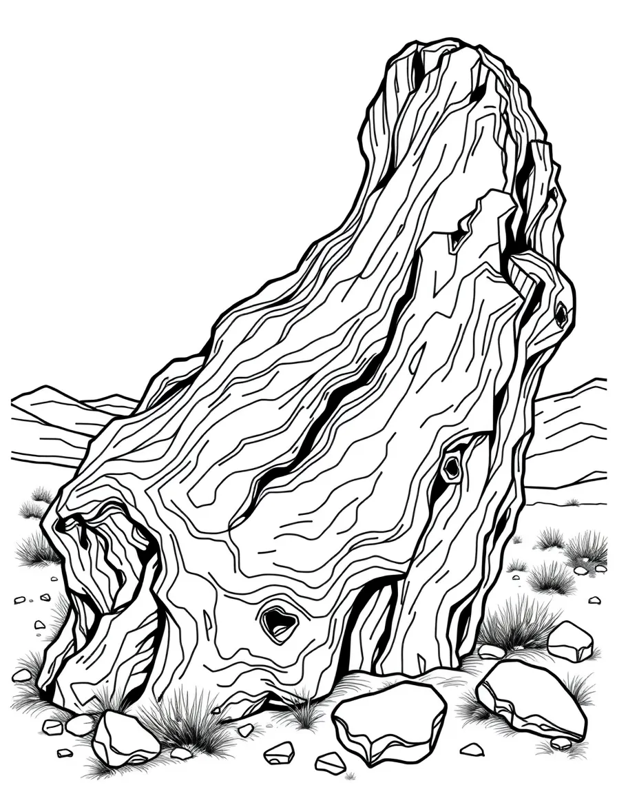 (Arizona) Petrified wood in Petrified Forest National Park